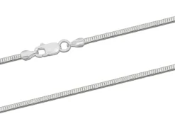 Sterling Silver 1.9mm Round Snake Chain 18"/45cm Unhallmarked 100% Recycled Silver