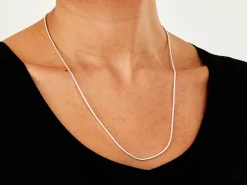 Sterling Silver 1.6mm Round Snake Chain 22