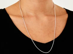 Sterling Silver 1.6mm Round Snake Chain 24