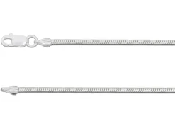 Sterling Silver 1.9mm Round Snake Chain 16"/40cm Unhallmarked 100% Recycled Silver