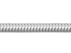 Sterling Silver 2.4mm Round Snake Chain 24