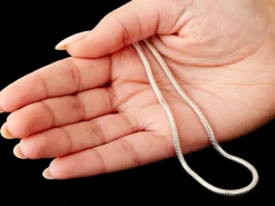 Sterling Silver 3.0mm Round Snake Chain 16