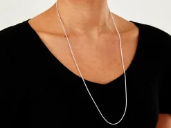 Sterling Silver 1.6mm Round Snake Chain 28
