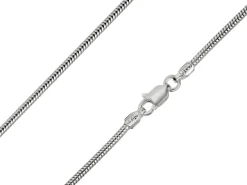 Sterling Silver 1.6mm Round Snake Chain 30"/76cm Unhallmarked 100% Recycled Silver