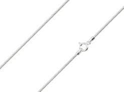 Sterling Silver 1.2mm Round Snake Chain 22"/55cm Unhallmarked 100% Recycled Silver