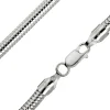 Sterling Silver 5.0mm Round Snake Chain 16"/40cm Hallmarked, 100% Recycled Silver