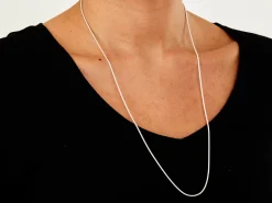 Sterling Silver 1.4mm Round Snake Chain 26