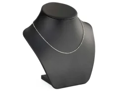 Sterling Silver 1.9mm Round Snake Chain With Bead Station 18