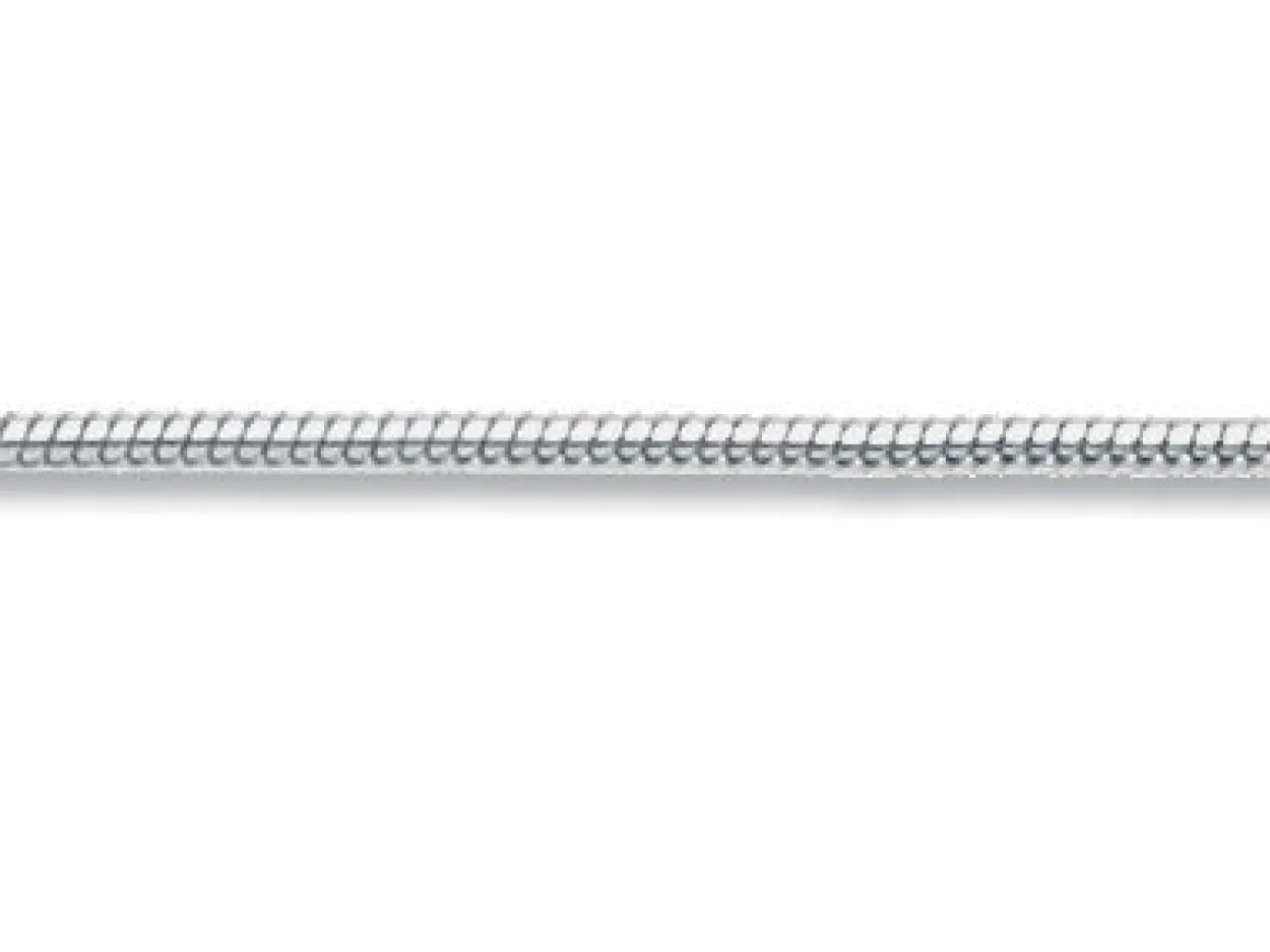 Sterling Silver 1.2mm Round Snake Chain Loose Unhallmarked 100% Recycled Silver