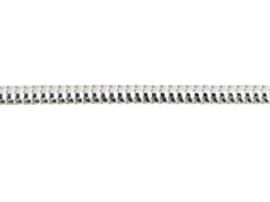 Sterling Silver 2.4mm Round Snake Chain Loose Unhallmarked 100% Recycled Silver