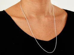 Sterling Silver 1.5mm Round Spiga Chain 24