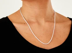 Sterling Silver 2.5mm Round Spiga Chain 20