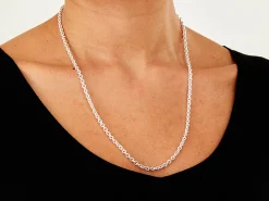 Sterling Silver 3.9mm Round Trace Chain 22