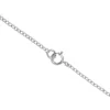 Sterling Silver 1.0mm Trace Safety Chain For Necklace With Bolt Ring 7.0cm/2.8" Pack of 6