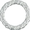 Sterling Silver 13.5mm Twisted Spacer, Hole Diameter 10mm