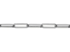 Sterling Silver 3.5mm Wide Square Wire Trace Chain 20