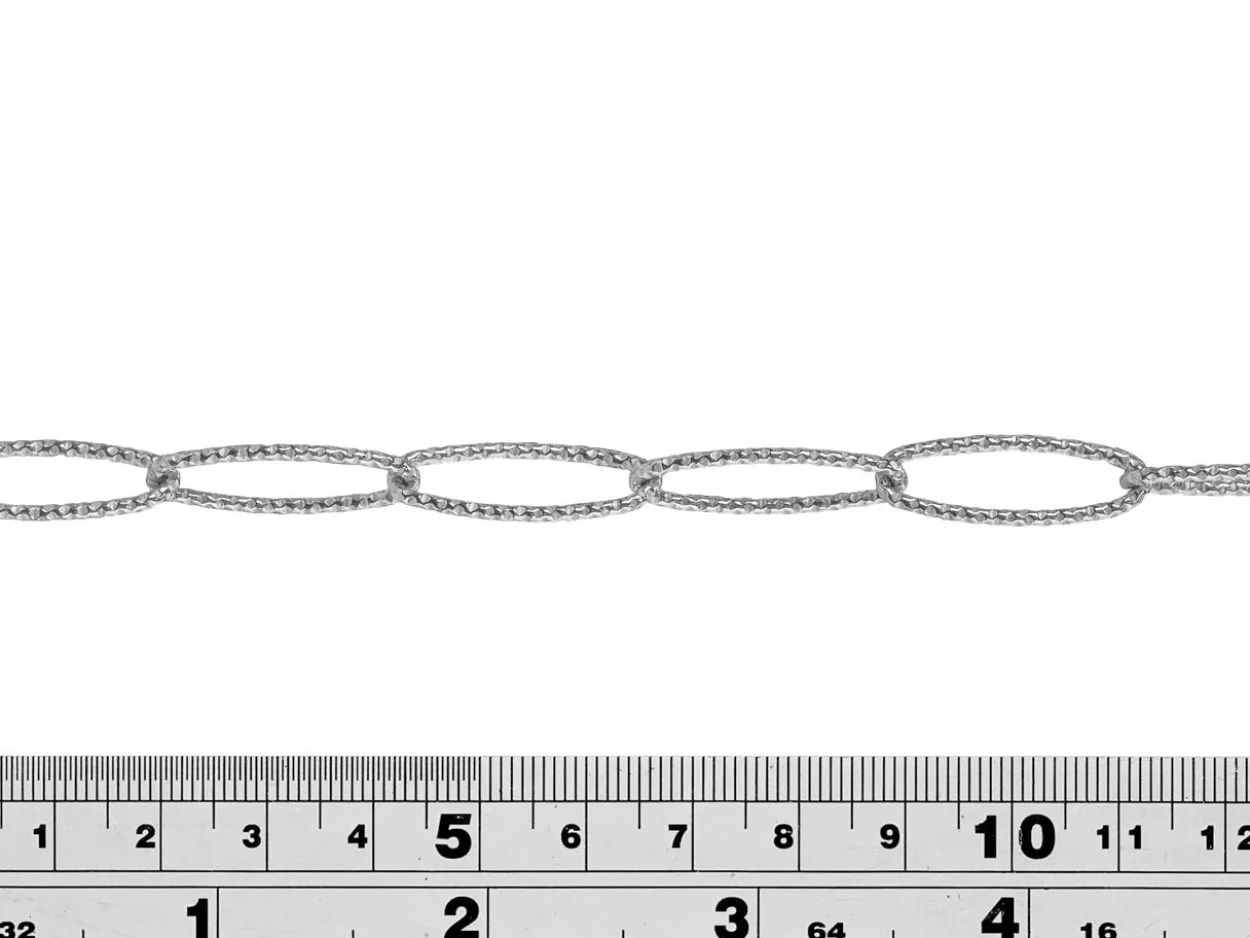Sterling Silver 8.8mm Wide Trace Chain Loose Unhallmarked 100% Recycled Silver
