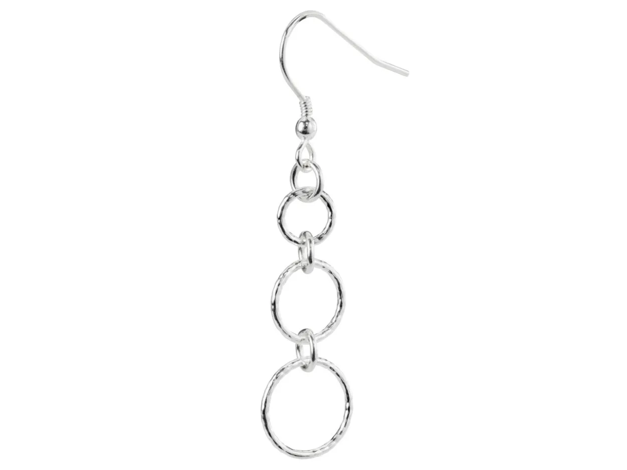 Sterling Silver 1mm X 7mm Outside Diameter Pack of 10 Diamond Cut Open Decorative Jump Ring