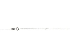 Sterling Silver 1.2m Round Trace Chain With Extender 16-18"/40-45cm Unhallmarked 100% Recycled Silver