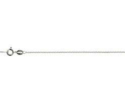 Sterling Silver 1.2m Round Trace Chain With Extender 16-18