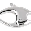 Sterling Silver Navette Lobster Trigger Clasp Catch 26mm