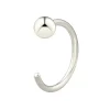 Sterling Silver Open Hoop Ball 12mm