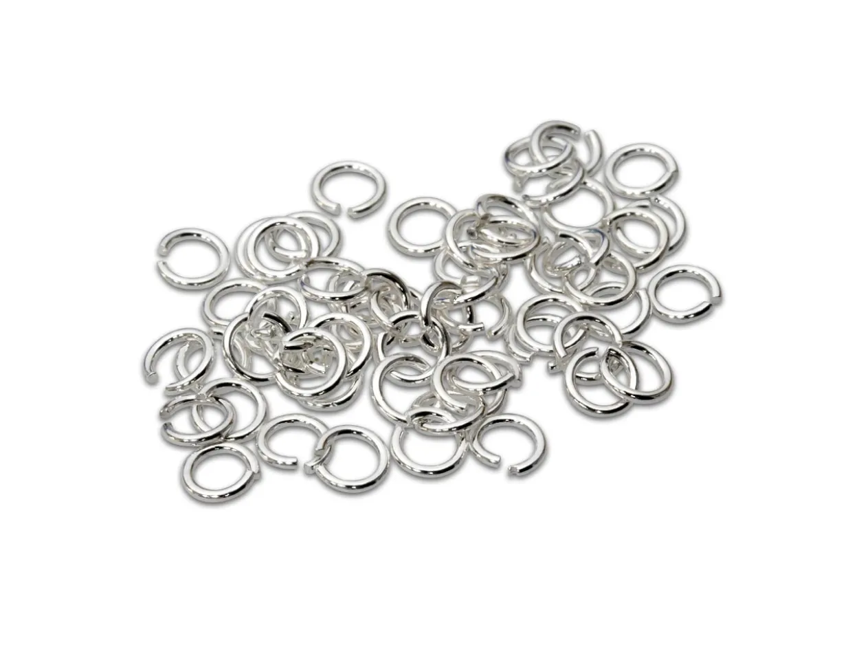 Sterling Silver Open Jump Ring Light 3mm Pack of 50