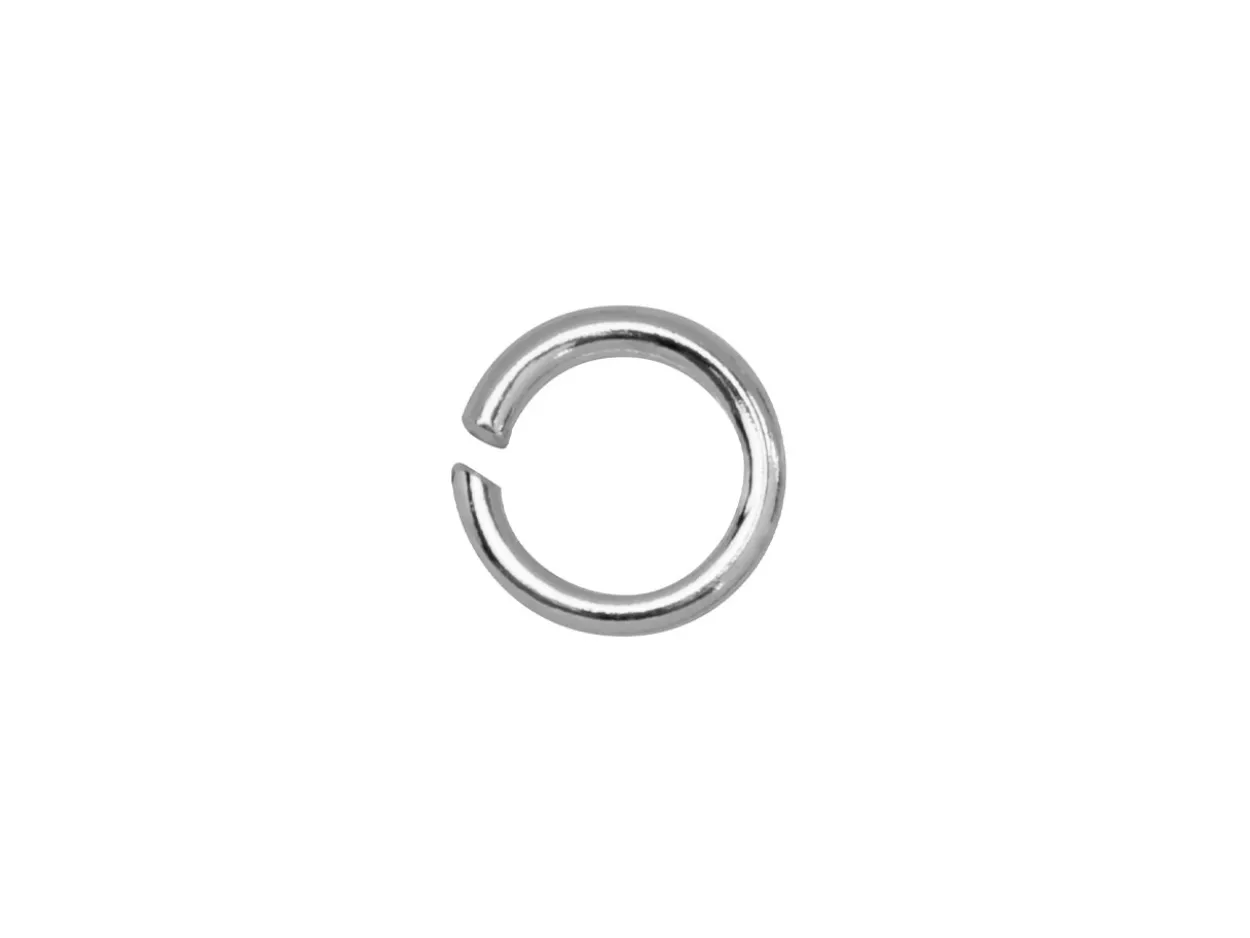 Sterling Silver Open Jump Ring Light 3mm Pack of 50