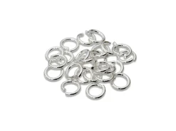 Sterling Silver Open Jump Ring Heavy 4mm Pack of 25 100% Recycled Silver