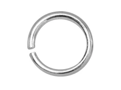Sterling Silver Open Jump Ring Light 6mm Pack of 50