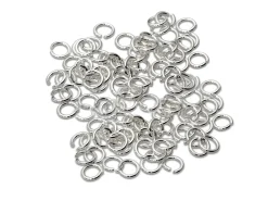 Sterling Silver Open Jump Ring Light 3mm Pack of 100