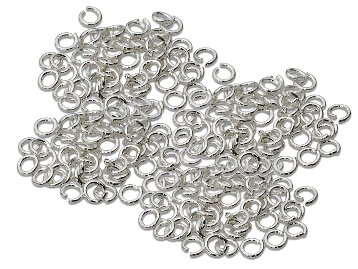 Sterling Silver Open Jump Ring Heavy 3mm Pack of 200