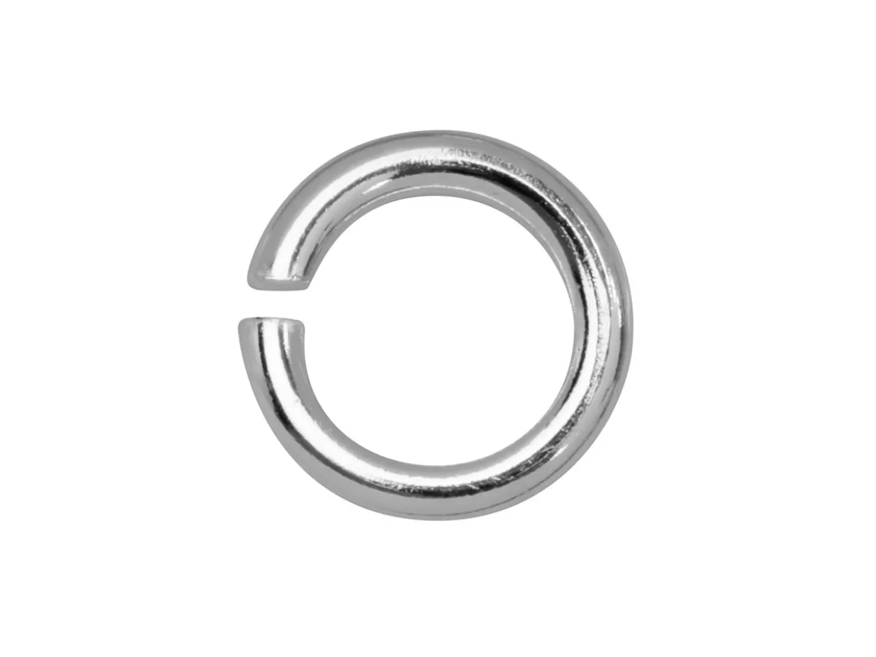 Sterling Silver Open Jump Ring Heavy 5mm Pack of 200
