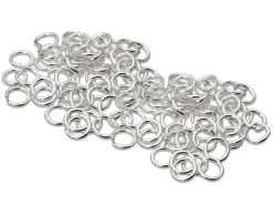 Sterling Silver Open Jump Ring Heavy 6mm Pack of 100