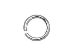 Sterling Silver Open Jump Ring Light 4mm Pack of 100