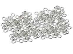 Sterling Silver Open Jump Ring Light 3mm Pack of 200