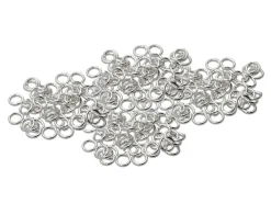 Sterling Silver Open Jump Ring Light 4mm Pack of 200