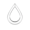 Sterling Silver Open Teardrop 20x27mm Stamping Blank
