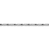Sterling Silver Oval And Rondelle Beaded Wire 2.0mm