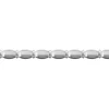 Sterling Silver Oval And Rondelle Beaded Wire 3.5mm