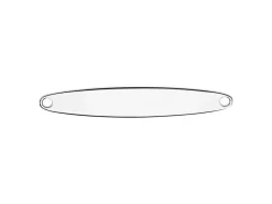 Sterling Silver Oval Link 30x5mm Stamping Blank