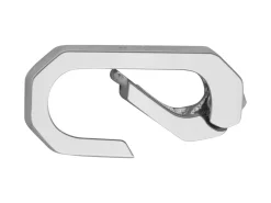 Sterling Silver Oval Spring Gate Clasp 6x12mm