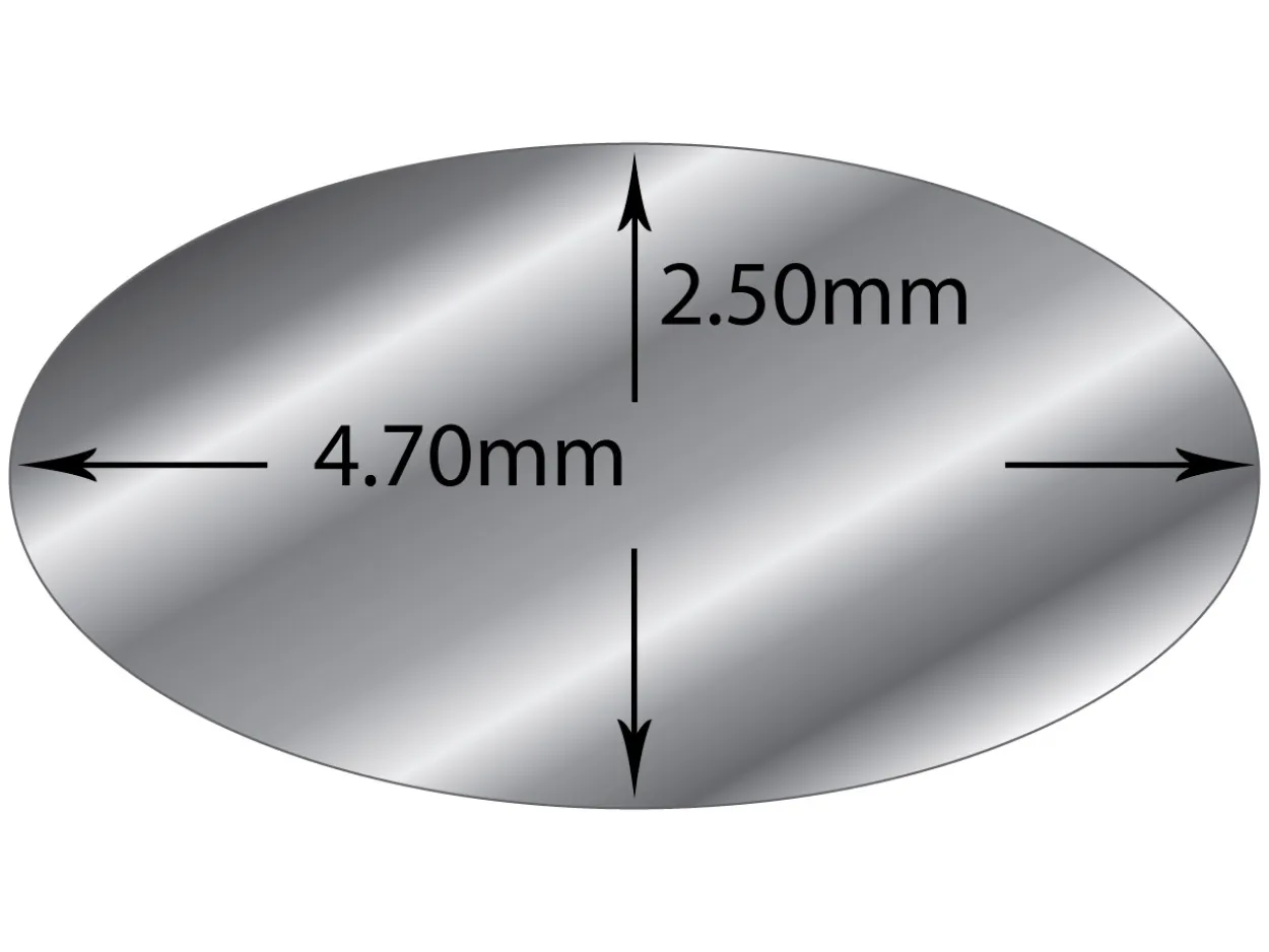 Sterling Silver Oval Wire 4.7mm X 2.5mm Fully Annealed, 100% Recycled Silver