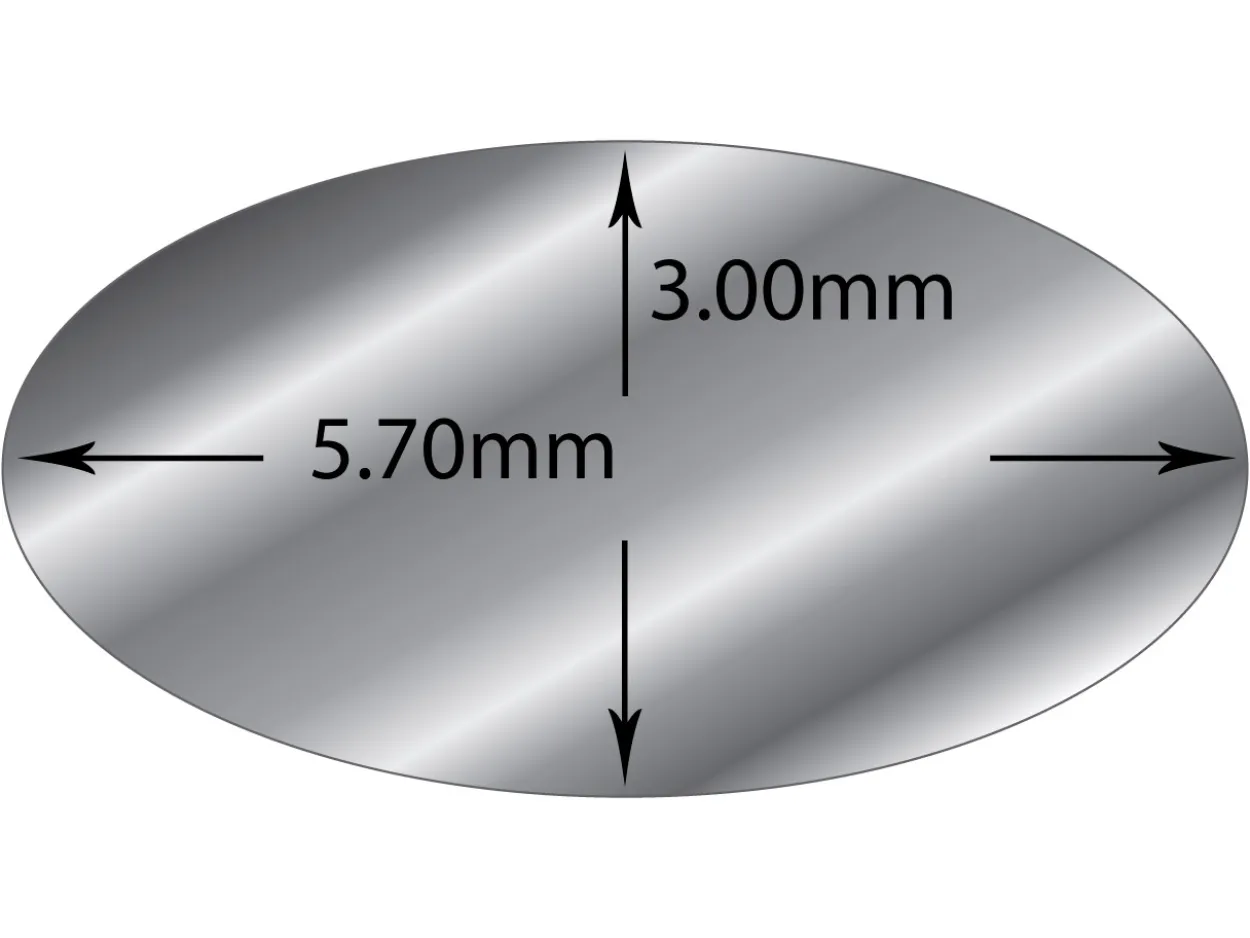 Sterling Silver Oval Wire 5.7mm X 3.0mm Fully Annealed, 100% Recycled Silver