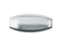 Sterling Silver Oval 3x5mm 2 Hole Beads Pack of 10