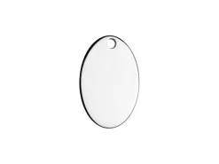 Sterling Silver Oval 10x15mm Stamping Blank Pack of 3