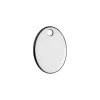 Sterling Silver Oval 12x8mm Stamping Blank Pack of 5