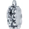 Sterling Silver Oxidised Bumps With Loop Charm Bead