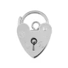 Sterling Silver Padlock Plain 9mm