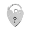 Sterling Silver Padlock Plain 11mm
